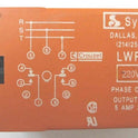 RELAY, 3 PHASE, ASYMMETRY CONTROL, 220 VAC CROUZET SYRELEC # LWRA2