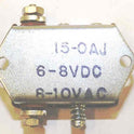 BUZZER, LUNGEN, 5-8VDC 6-10VAC 60HZ 65.5-74.5DB  EDWARDS # 15-OAJ