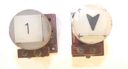 BUTTON, ASSEMBLY, BULB HOLDER & PHENOLIC SHIELD, VINTAGE