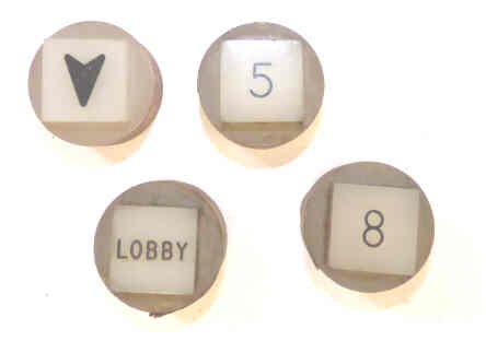 BUTTON, 1/4' X 7/8 X 7/8 TOP, 1 3/8 X 3/4 BASE VINTAGE