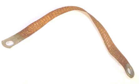 SHUNT, BRAID, COPPER, ENDS TINNED,  12 1/2 LONG O. THOMPSON # HK-23