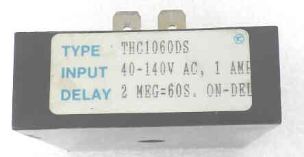 TIMER, ON DELAY, 2 MEG=60 SECONDS, 40-140 AC, 1 AMP AIROTRONICS #THC1060DS