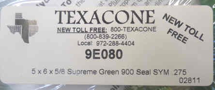 SEAL, 5,PLUNGER LIFT, AMERICAN CRESCENT, U.S., ETC. TEXACONE # 9E080
