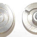 BUTTON, E LINE, VANDAL RESISTANT, SS, FURNISHED AS SHOWN, NO ENGRAVING