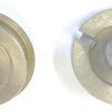 BUTTON, E LINE, VANDAL RESISTANT, SS, FURNISHED AS SHOWN, NO ENGRAVING