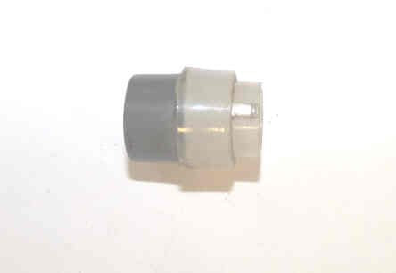 BUTTON, BARRELL STYLE, BLACK WITH  WHITE MARKING, SEE FULL DESCRIPTION BELOW
