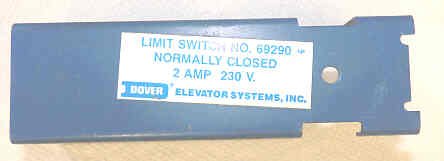 COVER, SWITCH, SHAFTWAY LIMIT , NC/NO DOVER