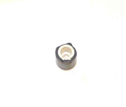 BUTTON, BLACK, TYPE 'E', MARKED 'EMER BELL' HAUGHTON # 3-19353-EB