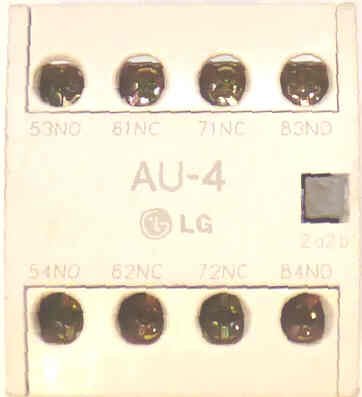 CONTACT, AUXILLARY, 2 N.O./ 2 N.C. LG# AU4
