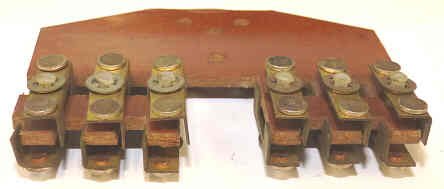FINGERBOARD, 6 CONTACT ASSEMBLIES EACH SIDE, PHENOLIC BASE