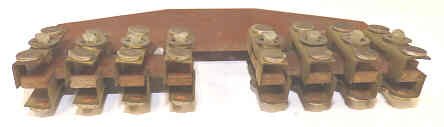 FINGERBOARD, 8 CONTACT ASSEMBLIES EACH SIDE, PHENOLIC BASE