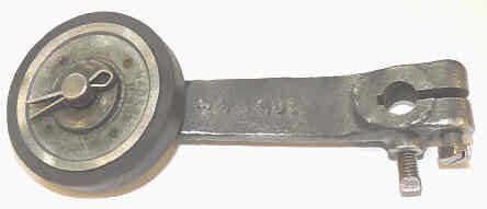 ARM, LEVER, OFFSET, WITH O-W17A ROLLER, OLD MUSIC BOX, OTIS CASTING 369SW4