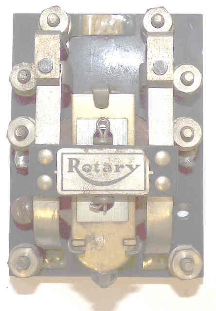 RELAY DPDT, 120 VAC DOVER ROTARY VINTAGE LEACH # 1357 COIL # 376-2