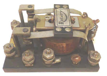 RELAY DPDT, 120 VAC DOVER ROTARY VINTAGE LEACH # 1357 COIL # 376-2