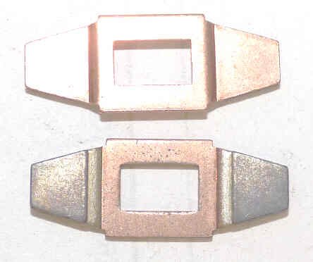 CONTACT, MOVEABLE, FLAT SILVER TIPPED VINTAGE HAUGHTON # 28763