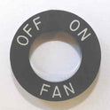COLLAR, BLACK, 1 X 3/16, 1/2 I.D. MARKED OFF-ON-FAN OTIS # 340AA2