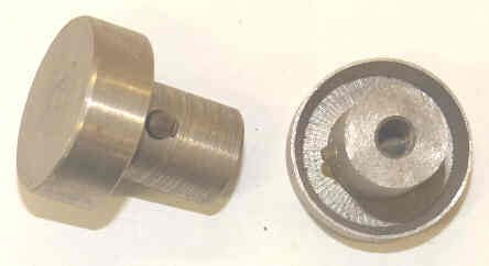 BUTTON, STAINLESS STEEL, BLANK, USE IN PLACE OF O-B 27-31, VANDAL RESISTANT