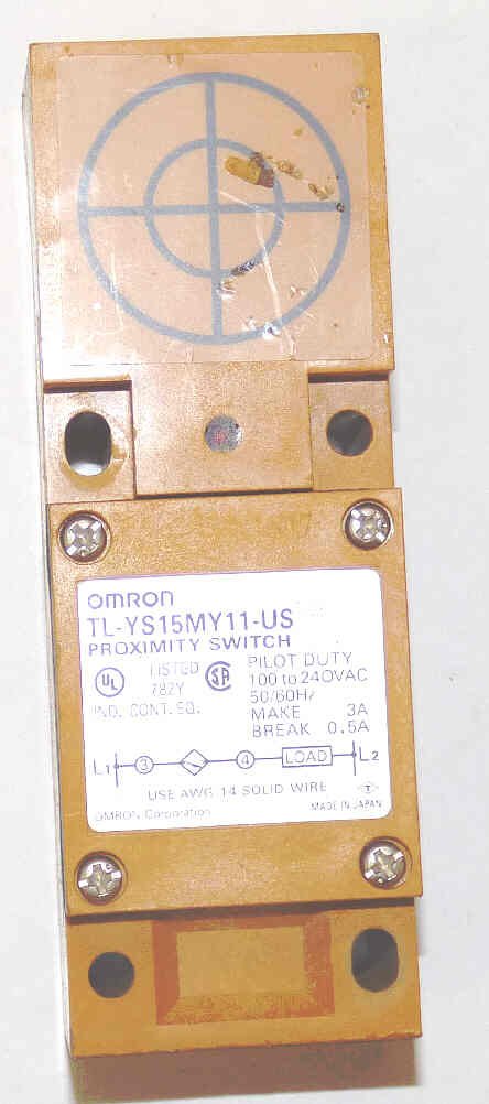 SWITCH, PROXIMITY, LIMIT, 90-250 VAC, 15MM RANGE OMRON # TL-YS15MY11-US