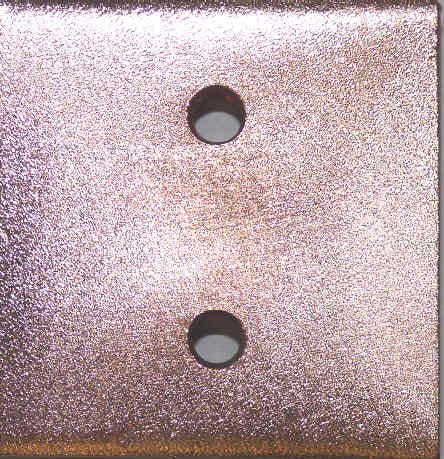 CONTACT, COPPER, 1 5/8 X 1 1/2 X 1/4 (2) TAPPED HOLES ARMOR # 11192-01