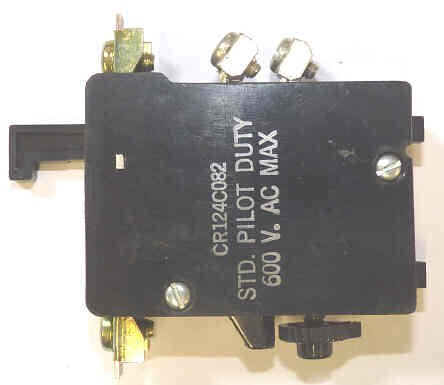 RELAY, OVERLOAD, 1 POLE, 600 VAC, SERIES A  GE # CR124CO82