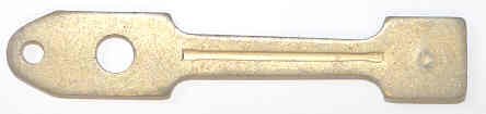 CONTACT, COPPER, 6830 CONTACTOR, 4-3/16 LONG, 3/8 ROUND SILVER TIP OTIS 150Y2