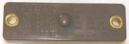 SWITCH, PLUNGER OPERATED, USED WITH PNEUMATIC TIMERS SQUARE D# 9007A02