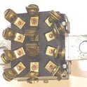 SWITCH, TOGGLE, RED, 10 CONNECITON, 4PDT USED IN PIT STOP SWITCHES AND OTHERS