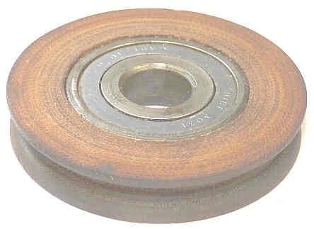 ROLLER, GATE, MICARTA, CONCAVE,USED ON GATE SHEAVE ASSY DOVER # E40006 B