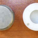 BUTTON, ELEMENT, STAINLESS STEEL, ROUND, LIGHT UP, ENGRAVED M GAL # VP