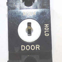 SWITCH, KEYED, BLACK BEZEL, VERTICAL, ENGRAVED NORM-HOLD-DOOR