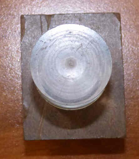 BUTTON, WHITE, BLANK SERGE # A-2