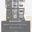 TIMER, RELAY, 120VAC, DPDT, 60 SECONDS, SYRACUSE # TIR-115A-10-2