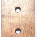CONTACT, COPPER, 1 5/8 X  1 X 3/16, 2 10-32 HOLES O. THOMPSON # CK-33