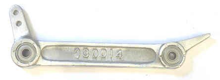 LEVER, BELL CRANK, LOWER, WITH RUBBER STOP, CAST WITH BEARINGS ARMOR C00030013-E