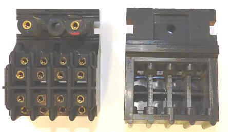 BASE, BAKELITE, HOLDS UP TO 16 CONTACTS # 2 RELAY ARMOR # 10192-01