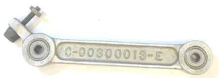 LEVER, BELL CRANK, UPPER, RUBBER STOP,CAST WITH BEARINGS ARMOR # 10284-01
