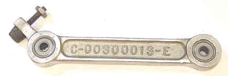 LEVER, BELL CRANK, UPPER, RUBBER STOP,CAST WITH BEARINGS ARMOR # 10284-01