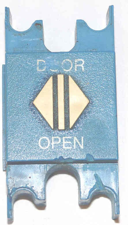 SPACER, 1.25  WIDE, BLUE, DOOR OPEN, VERTICAL MOUNT