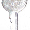 KEY, NEW STYLE, USED ON MICRO SWITCH KEYED SWITCHES MARKED DM23 107