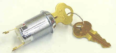 SWITCH, KEYED, 2 POSITION, PULL AT 12 CHICAGO KEY 2443