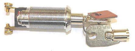 SWITCH, KEYED, 2 POSITION, MOMENTARY, SPRING RETURN, ACE BARRELL KEY #1
