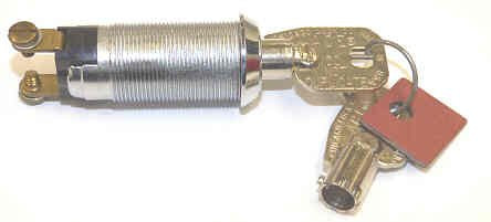 SWITCH, KEYED, 2 POSITION, MOMENTARY, SPRING RETURN, ACE BARRELL KEY #1