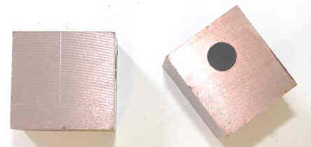 CONTACT. METAL GRAPHITE 1 1/8 X 1 3/16 X 1 WITH 5/16 HOLE DOVER # 9740867