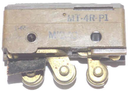 SWITCH, MICRO, PIN PLUNGER, SPDT 10A SCREW TERMINALS HONEYWELL # MT-4R-P1
