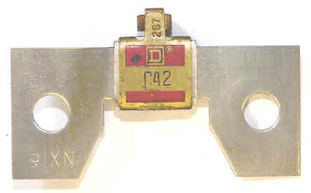 ELEMENT, HEATER, OVERLOAD, SQUARE D C42