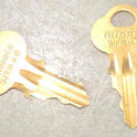 KEY, ILLINOIS, USED ON KEYED SWITCHES MARKED H1848 DOVER # 9703391