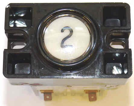 BUTTON, ADAMS REPLACEMENT, MARKED # 2 ADAMS D-455A SERIES