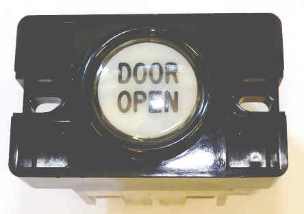 BUTTON, ADAMS REPLACEMENT, MARKED DOOR OPEN ADAMS D-455A SERIES