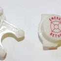 BUTTON, WHITE,BLANK DOVER # 106734