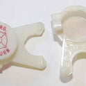 BUTTON, WHITE,BLANK DOVER # 106734